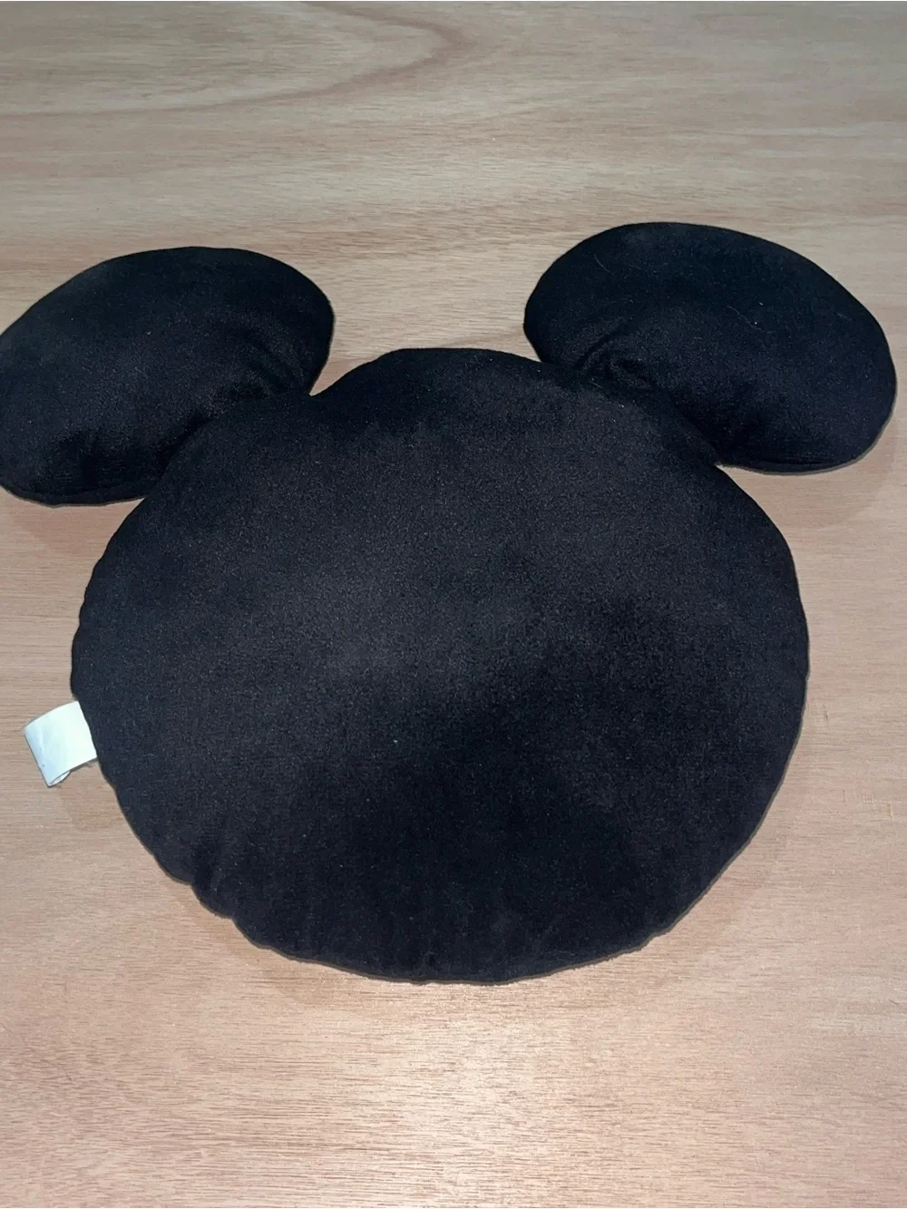 Disney Black & Cream Mickey Plush Face Pillow